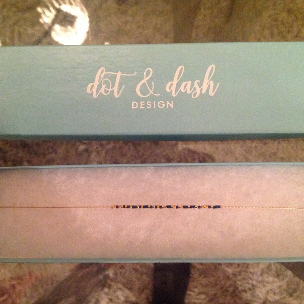 Dot and Dash necklace/choker